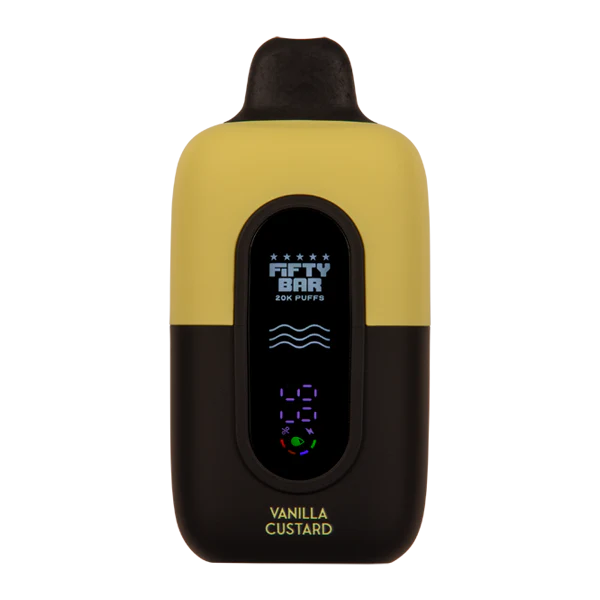 Vanilla Custard Fifty Bar 20K - Black Coral